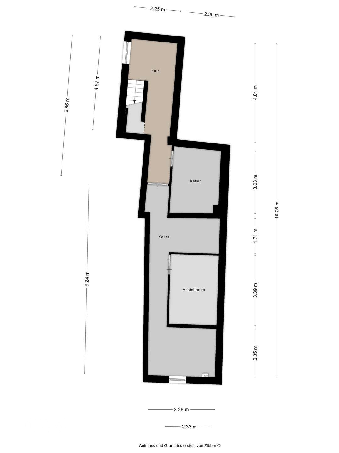 Grundriss Kellergeschoss 